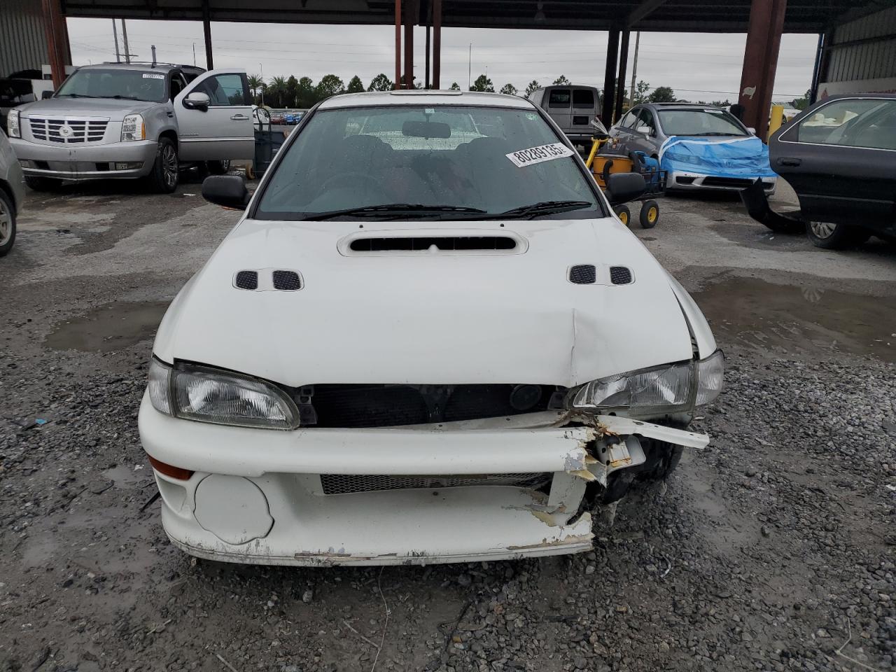 1998 Subaru Impreza White vin: GC8069867