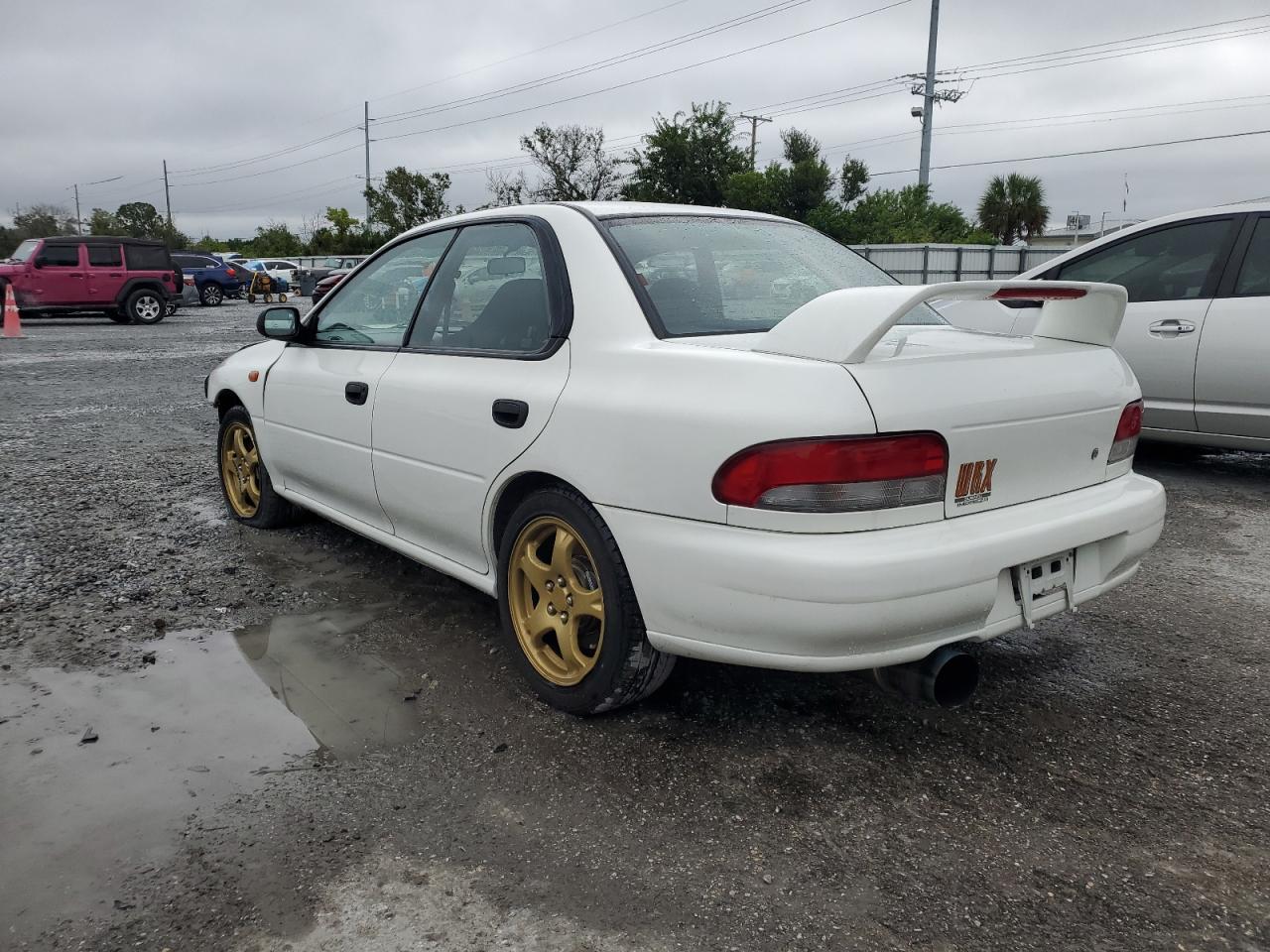 1998 Subaru Impreza White vin: GC8069867