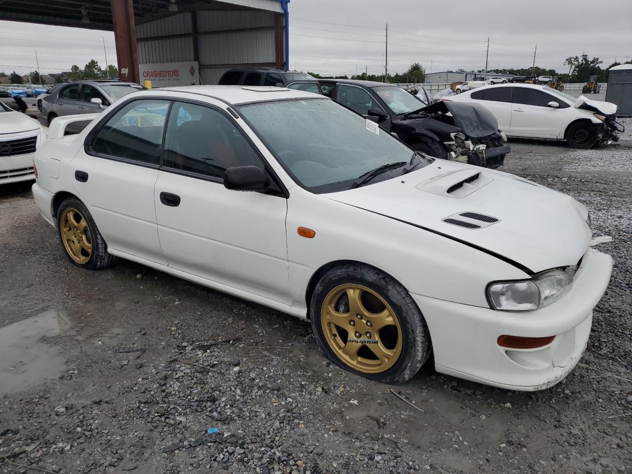1998 Subaru Impreza White vin: GC8069867