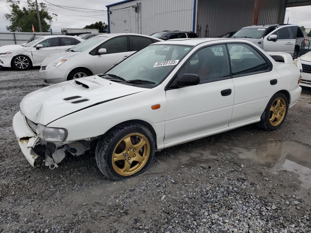 1998 Subaru Impreza White vin: GC8069867