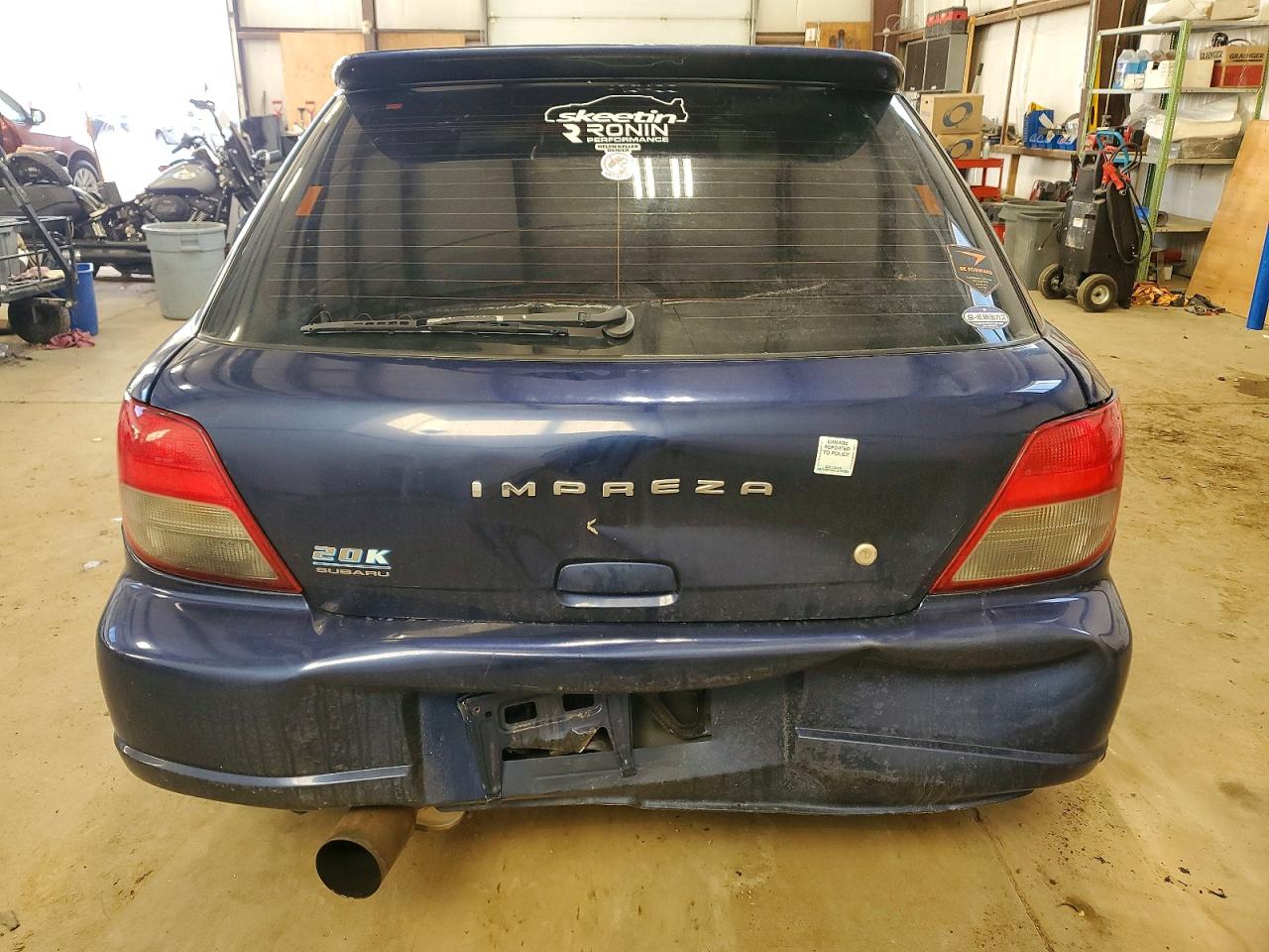 2001 Subaru Impreza Синий vin: GGA003963