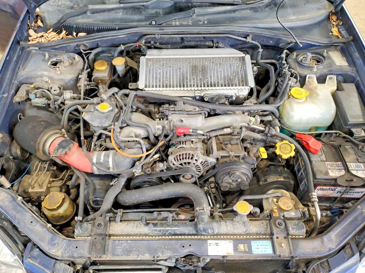 2001 Subaru Impreza Синий vin: GGA003963