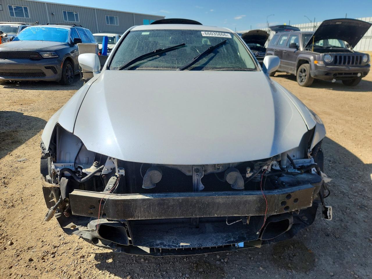 2006 Lexus Is 250 4dr White vin: GSE202012718