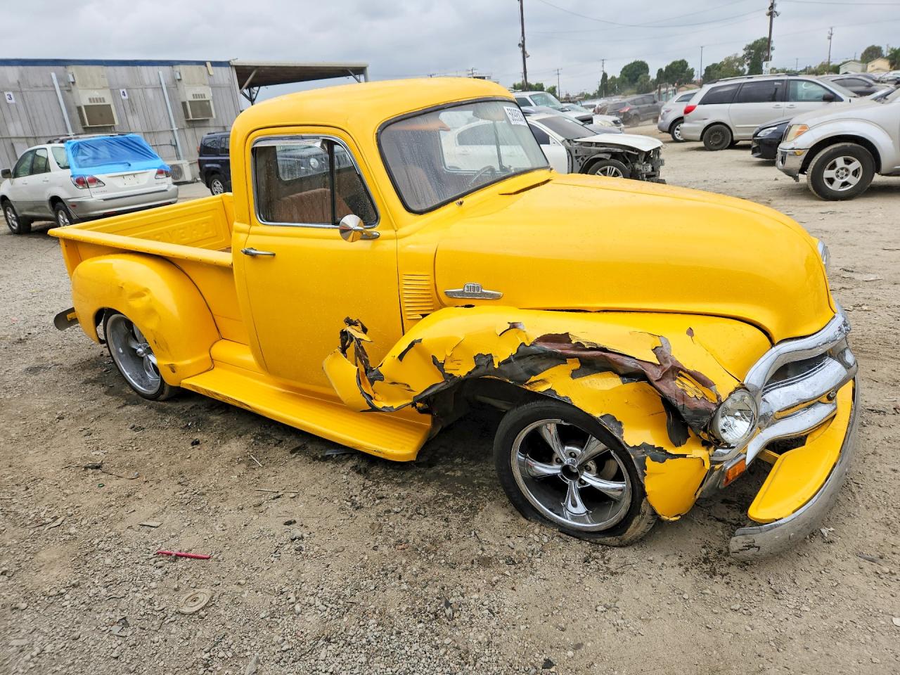 1955 Chevrolet Work Truck Yellow vin: H55L003445