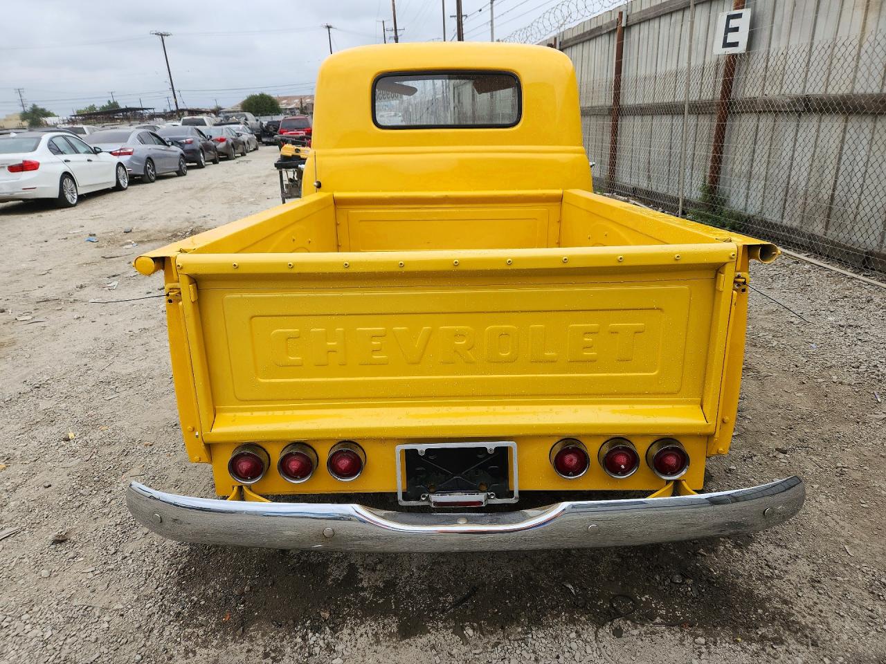 1955 Chevrolet Work Truck Yellow vin: H55L003445