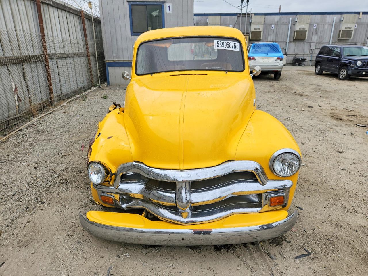 1955 Chevrolet Work Truck Yellow vin: H55L003445