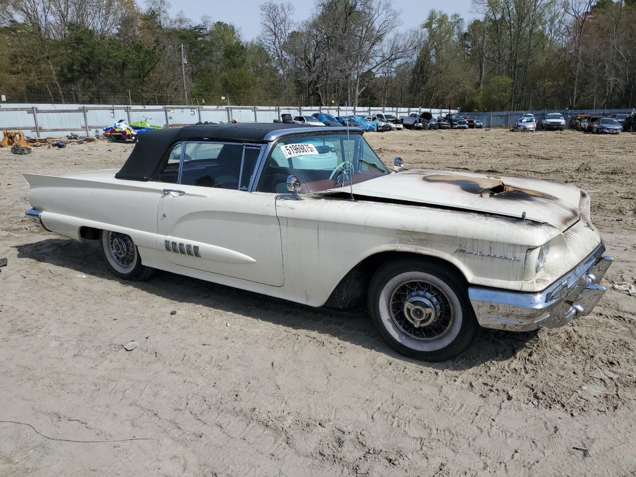 1958 Ford Thunderbir Кремовый vin: H8YJ128330