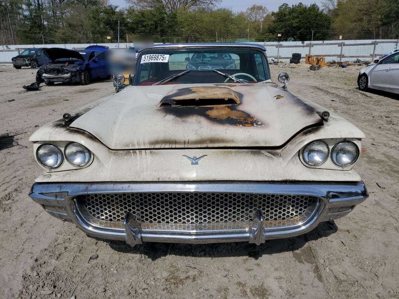 1958 Ford Thunderbir Кремовый vin: H8YJ128330
