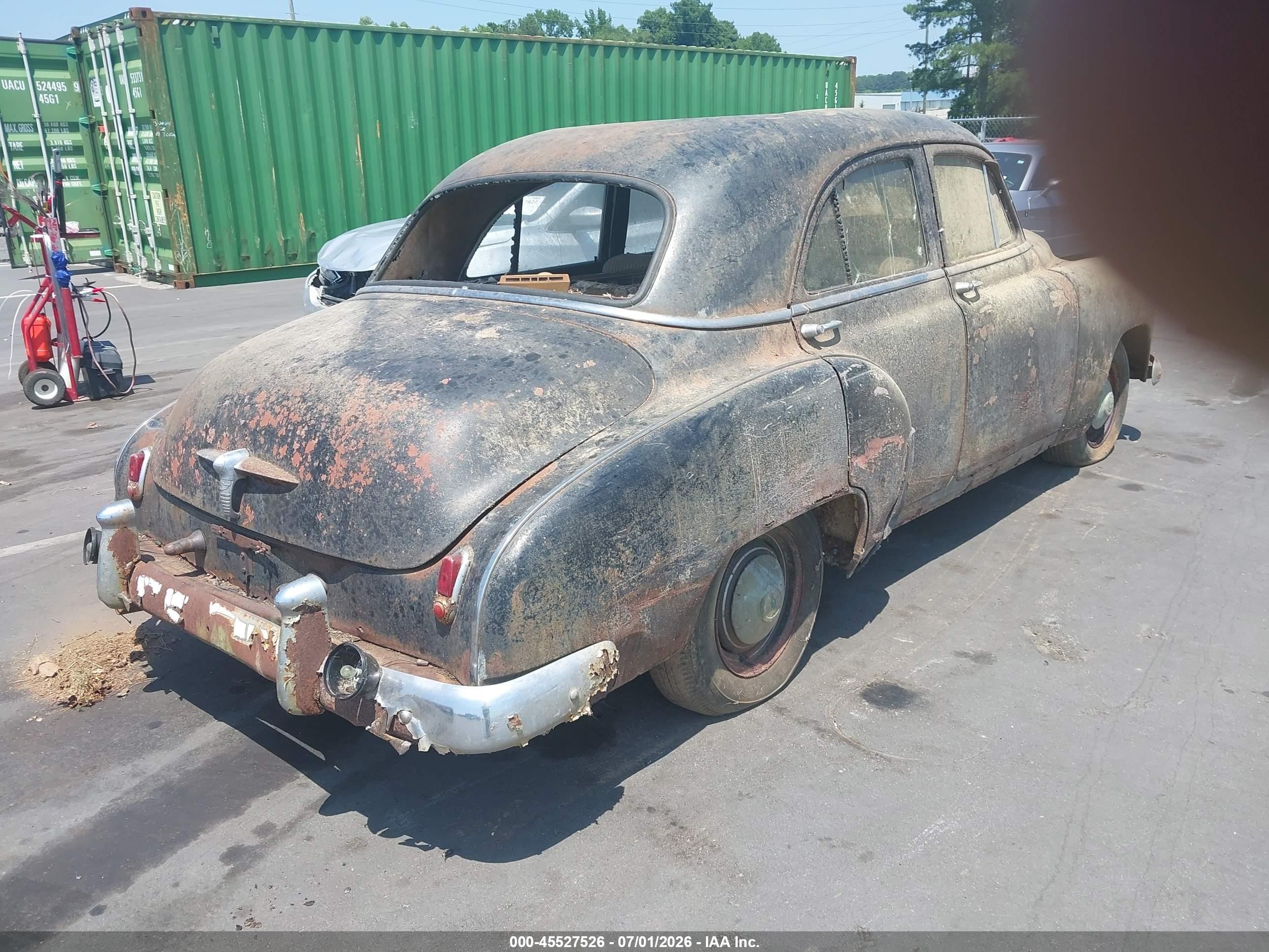1950 Chevrolet Sedan   Black vin: HAM-49765314HJJ44