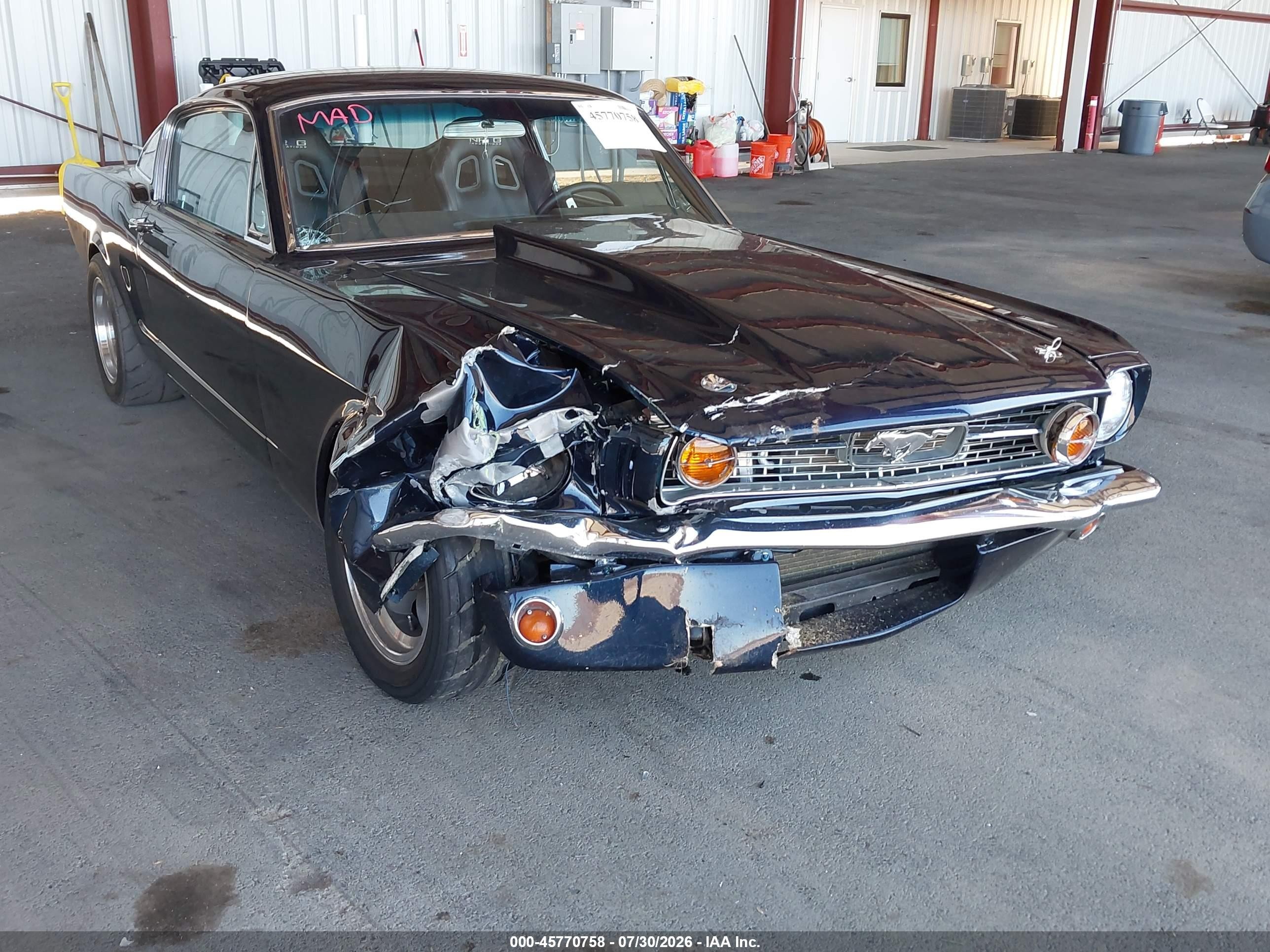 1970 Ford Mustang Dark Blue vin: 6F08C321327