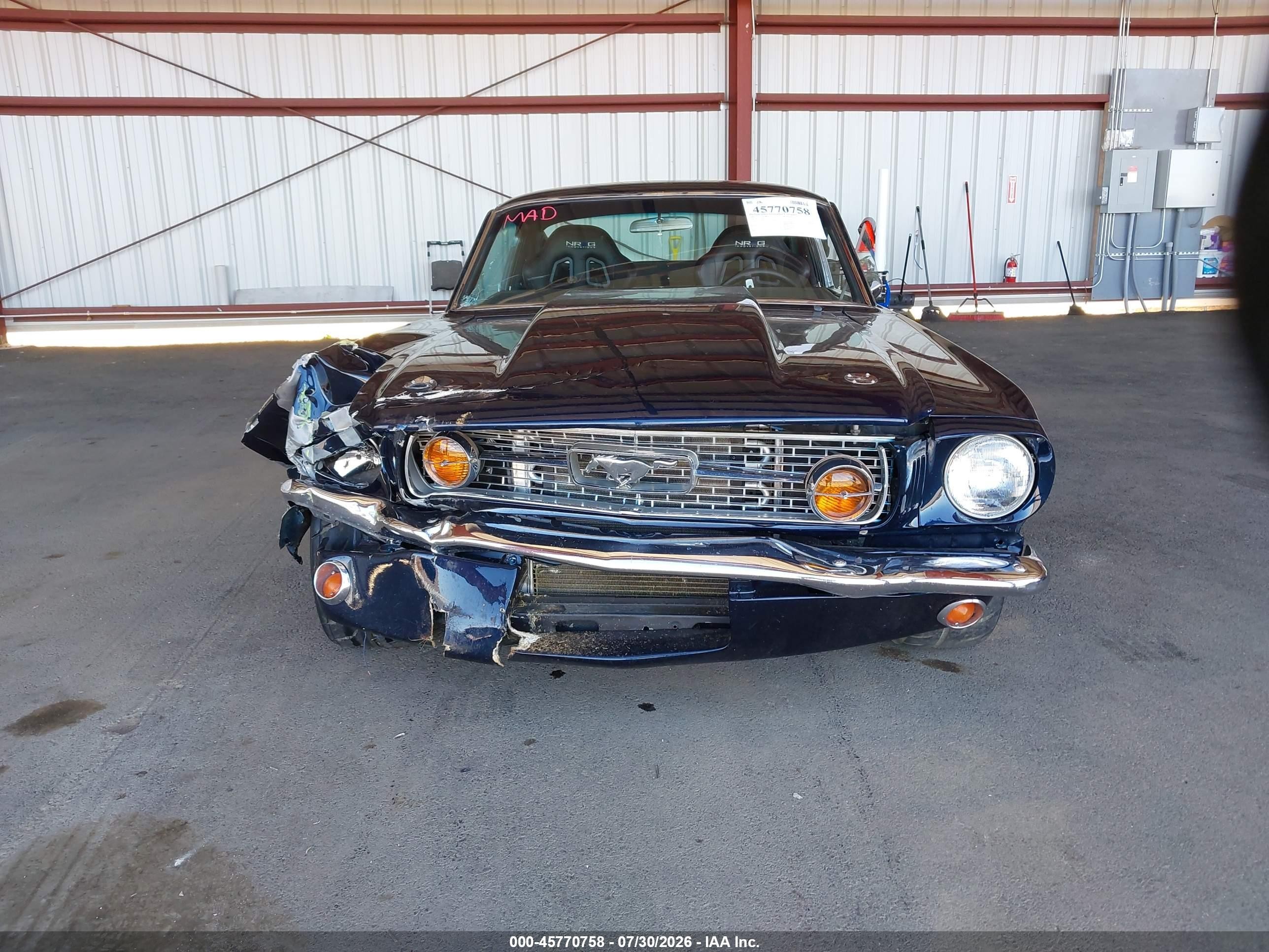1970 Ford Mustang Dark Blue vin: 6F08C321327