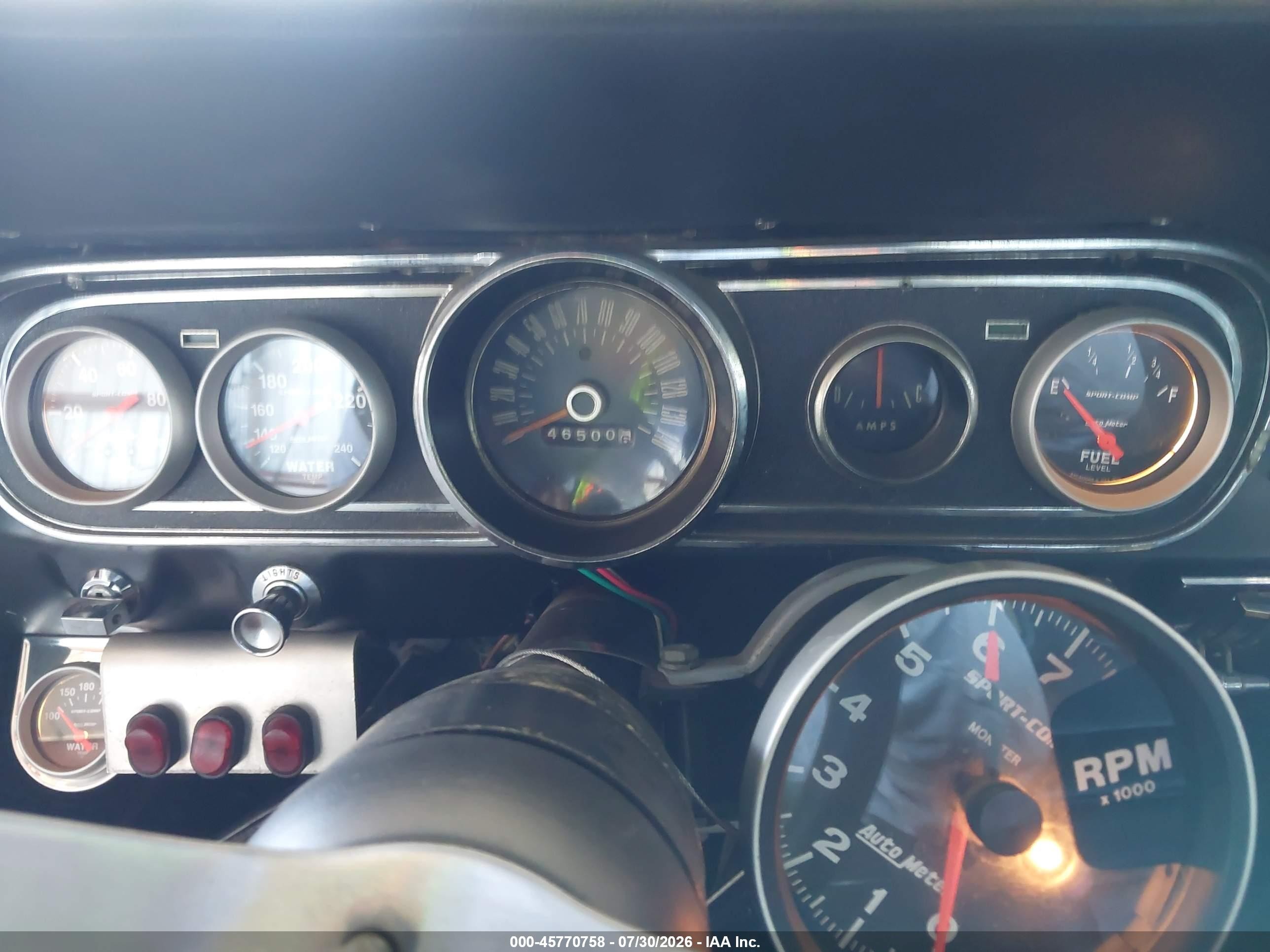1970 Ford Mustang Dark Blue vin: 6F08C321327