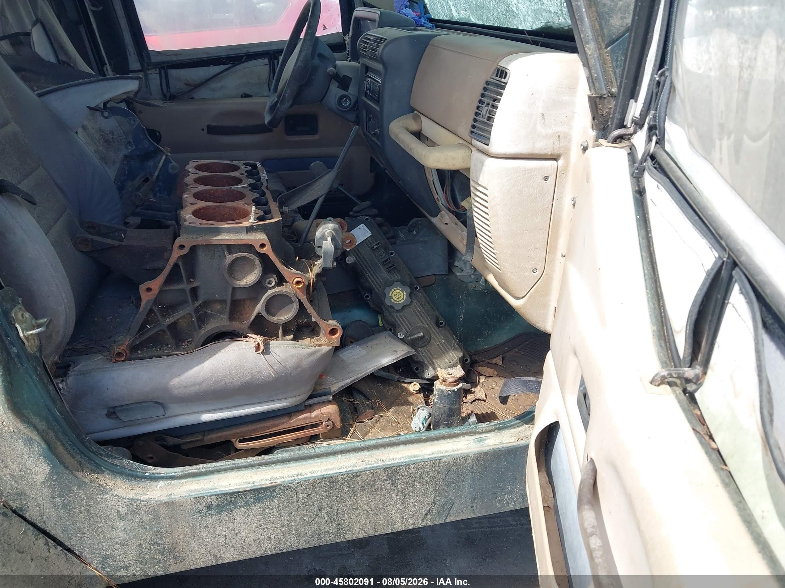 2000 Jeep Sw   Green vin: IJ4FA29P1YP709157
