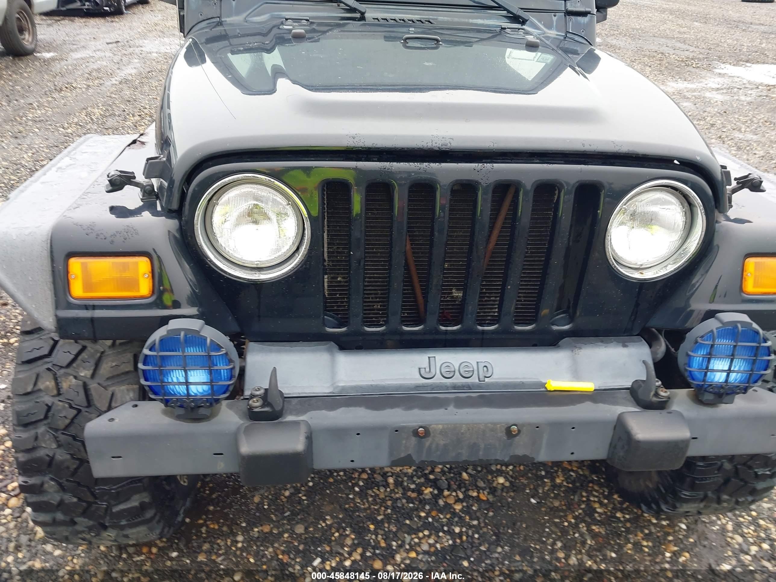 2004 Jeep Wrangler Sport Black vin: IJ4FA49S64P716380