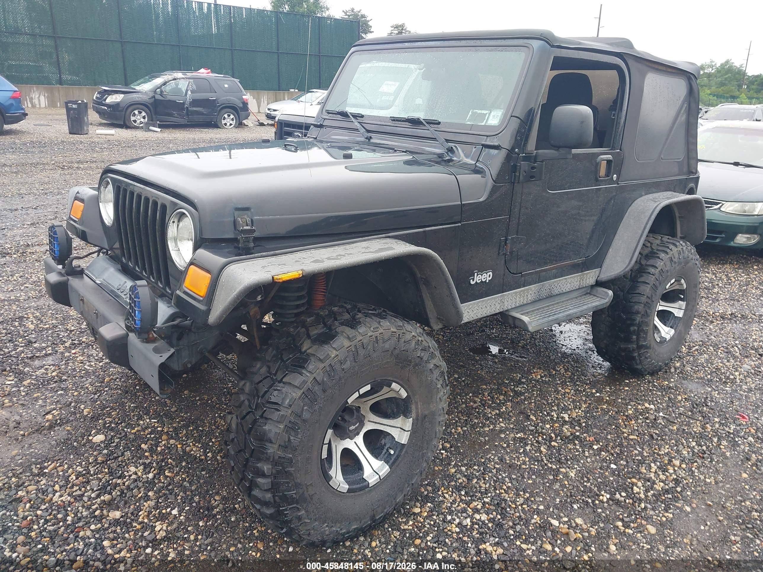 2004 Jeep Wrangler Sport Black vin: IJ4FA49S64P716380
