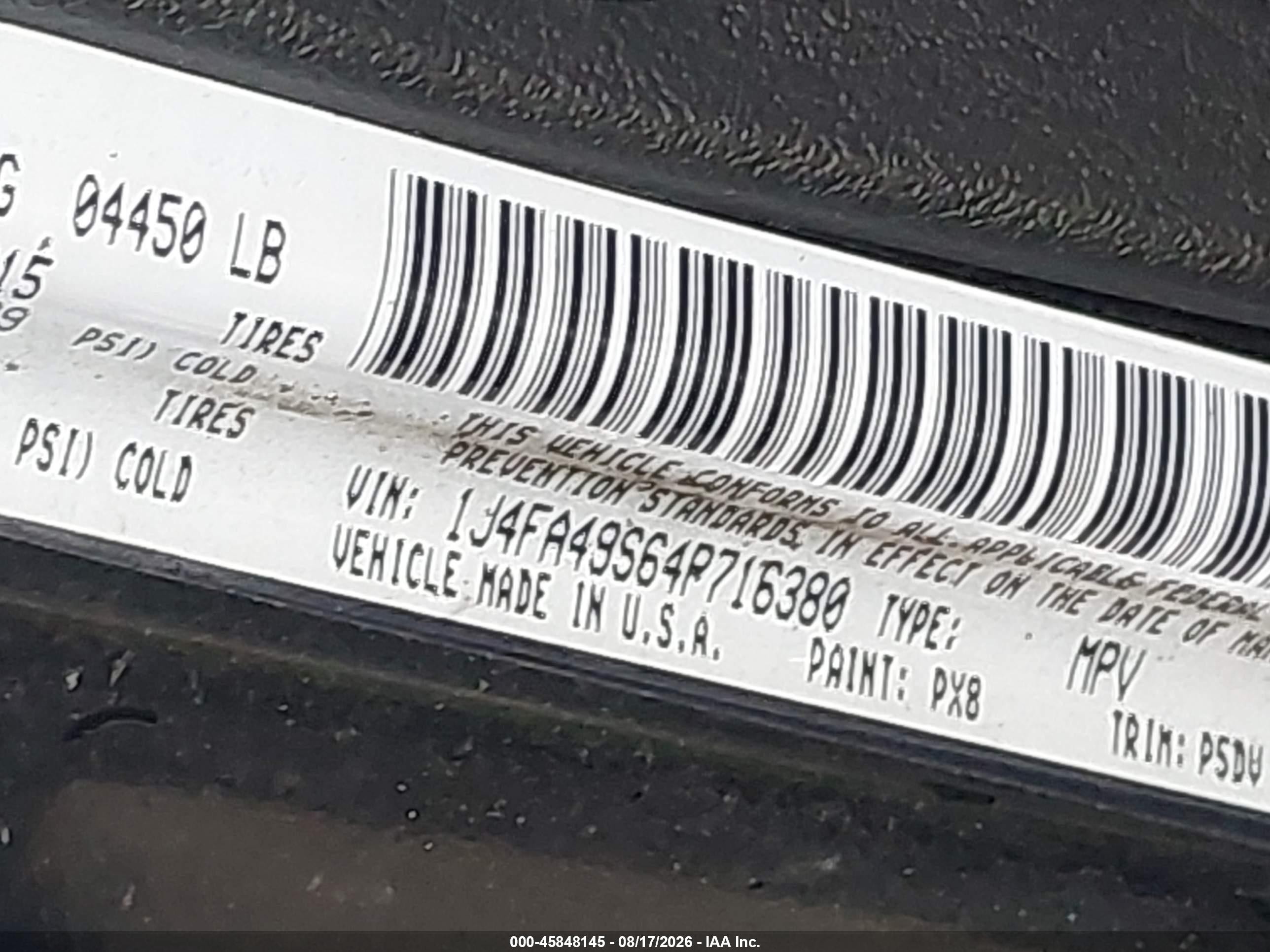 2004 Jeep Wrangler Sport Black vin: IJ4FA49S64P716380
