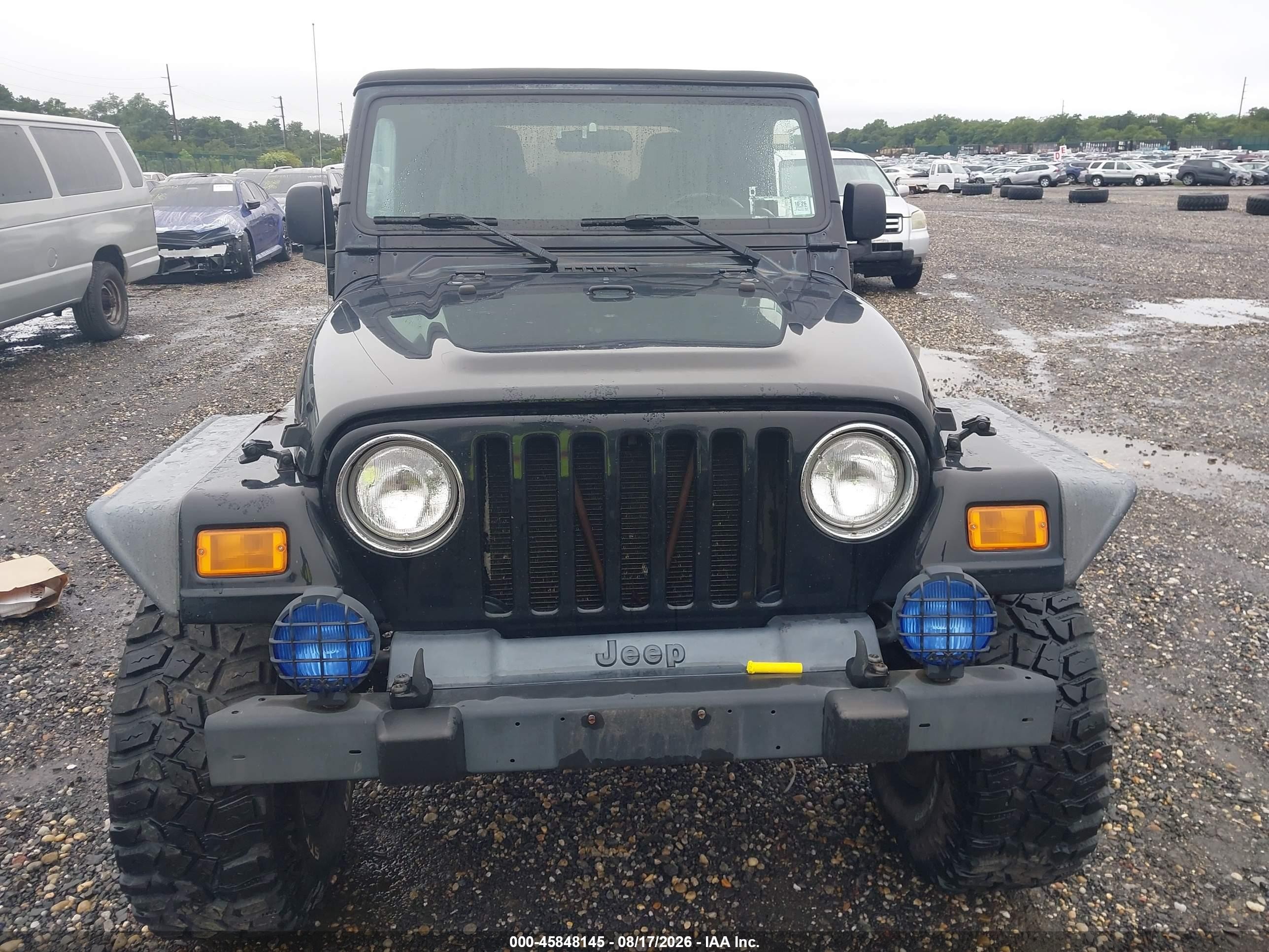 2004 Jeep Wrangler Sport Black vin: IJ4FA49S64P716380