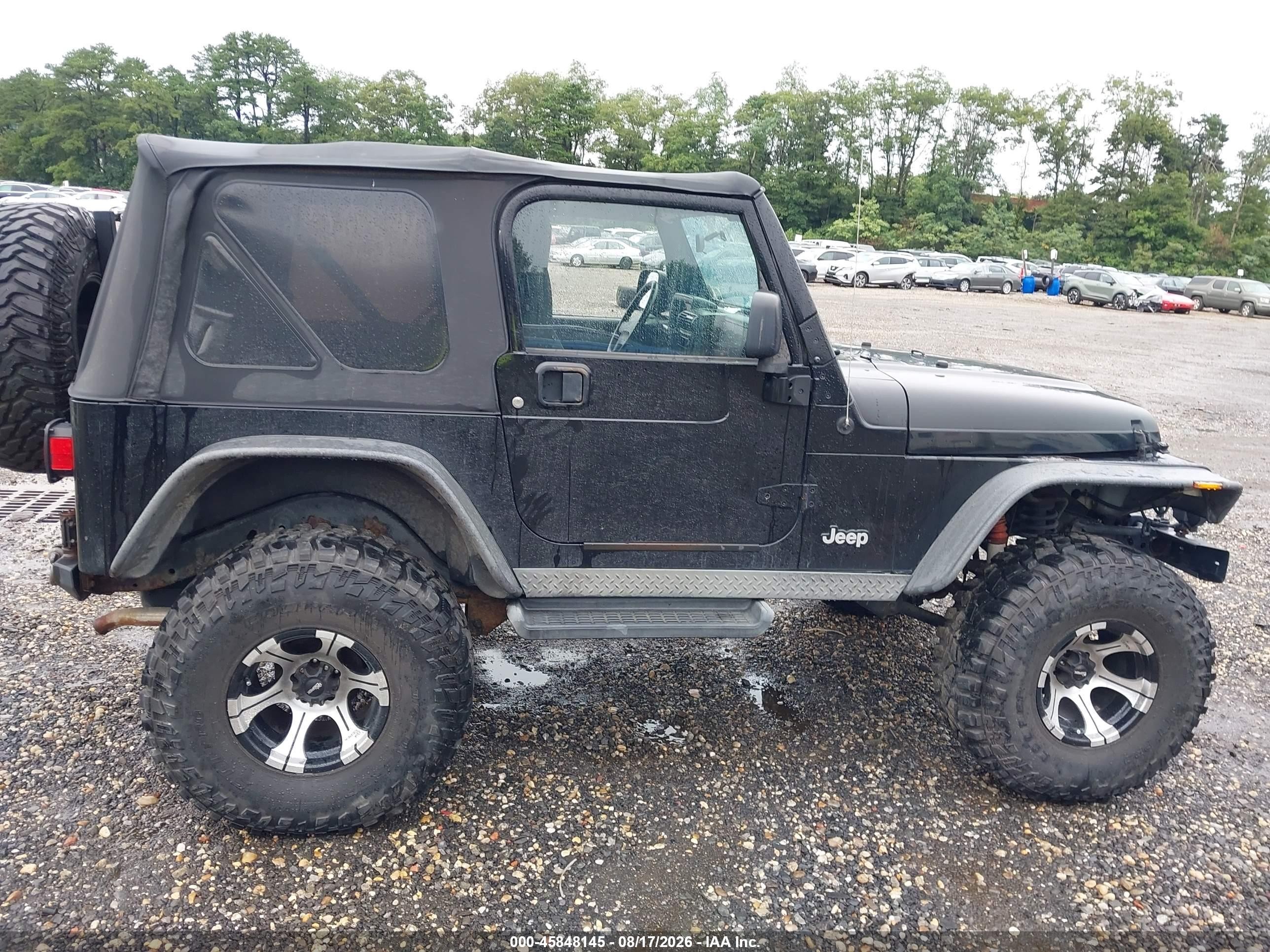 2004 Jeep Wrangler Sport Black vin: IJ4FA49S64P716380
