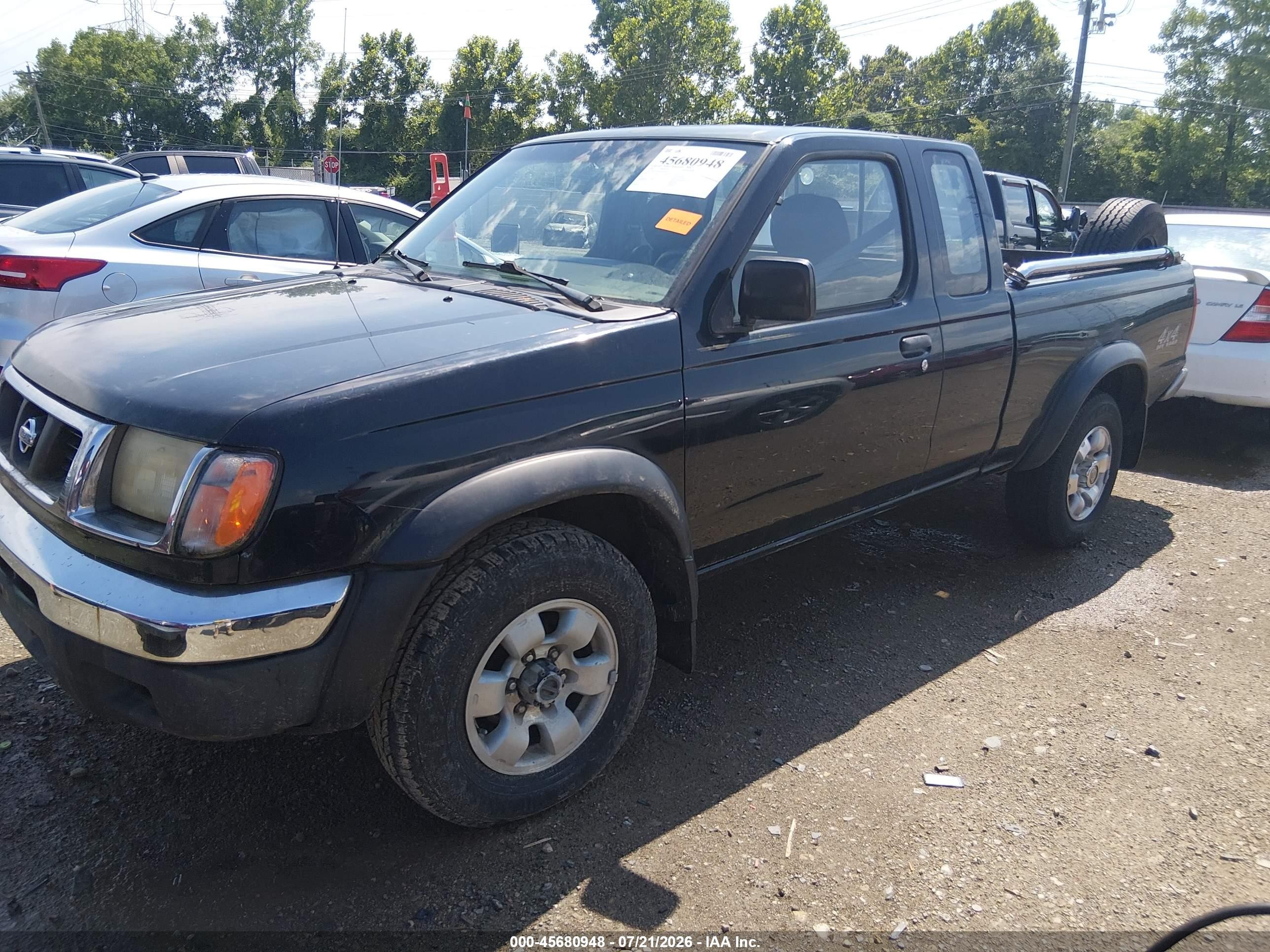 1998 Nissan Frontier   Black vin: IN6DD26Y6WC349392