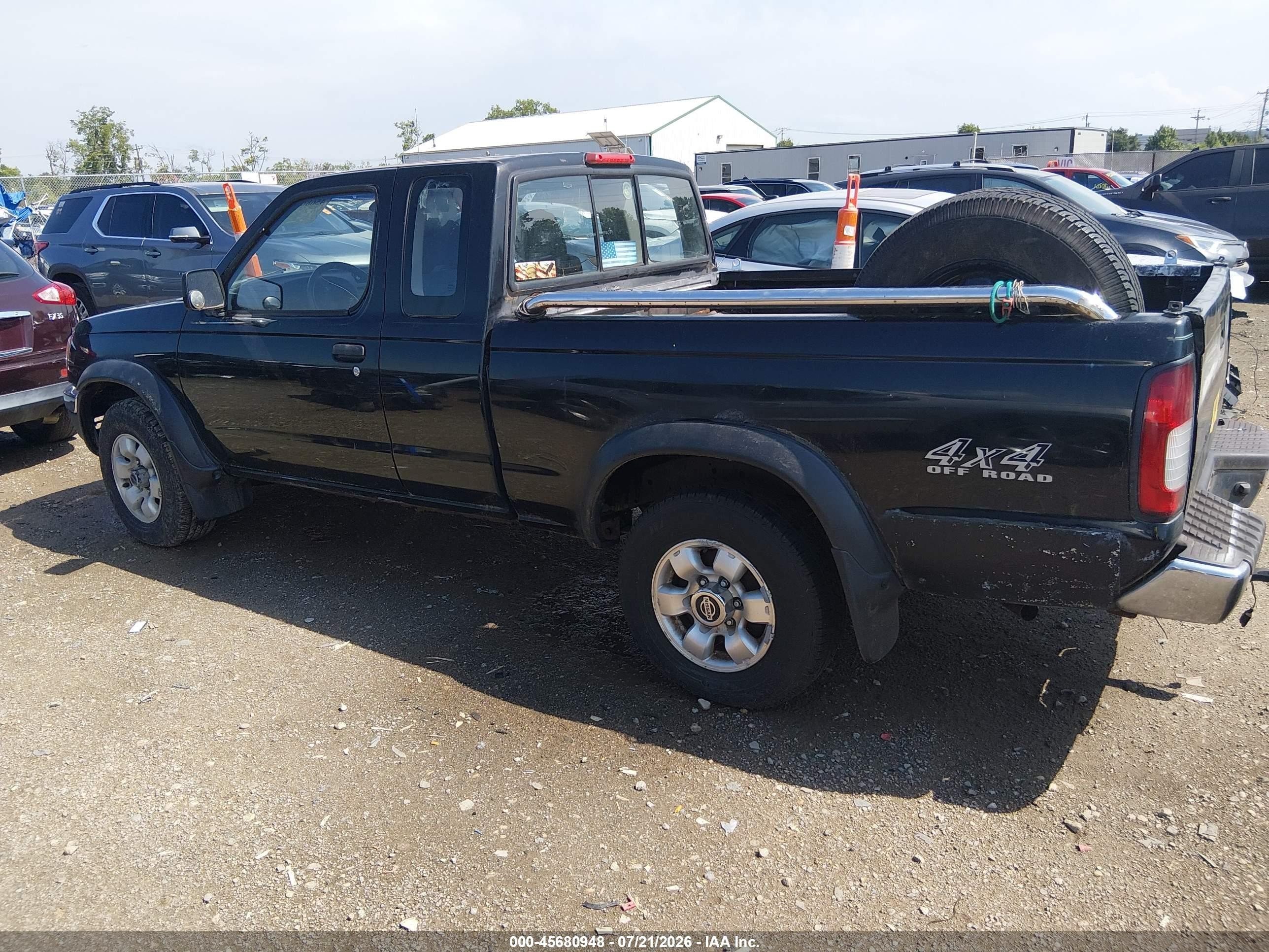 1998 Nissan Frontier   Black vin: IN6DD26Y6WC349392