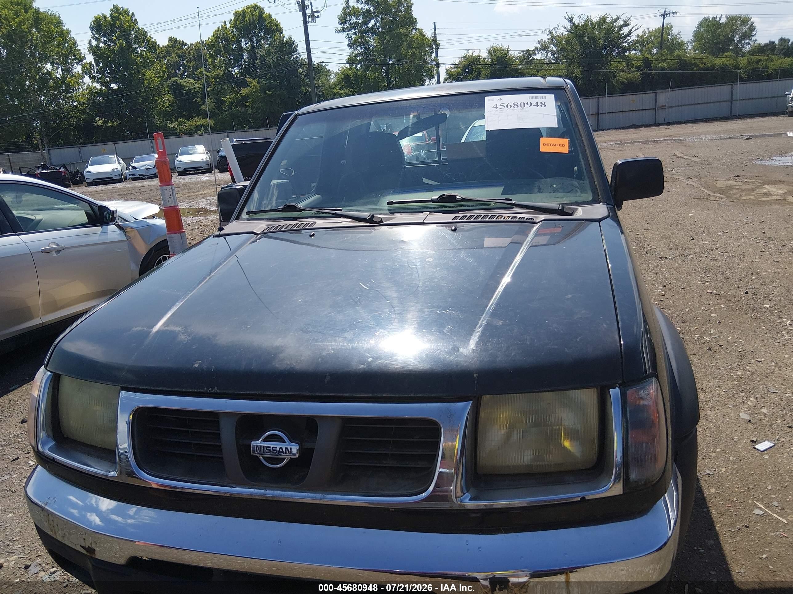 1998 Nissan Frontier   Black vin: IN6DD26Y6WC349392