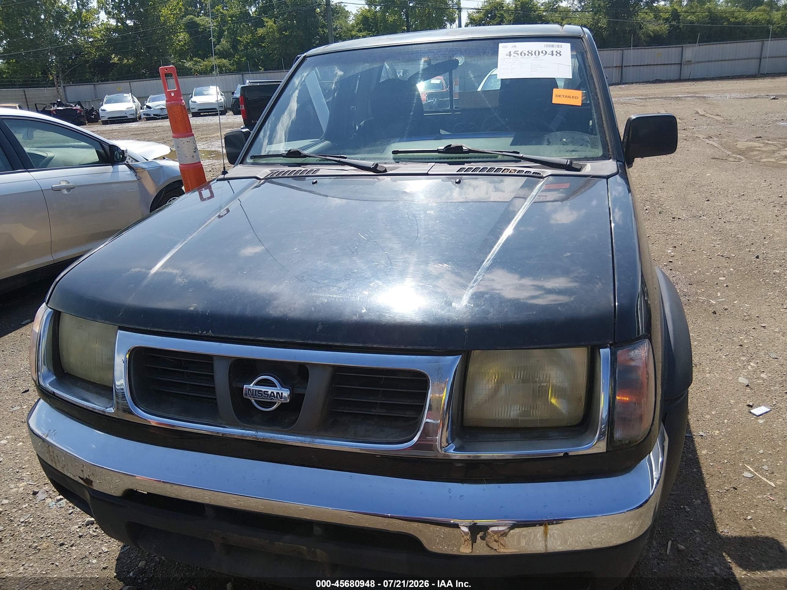 1998 Nissan Frontier   Black vin: IN6DD26Y6WC349392