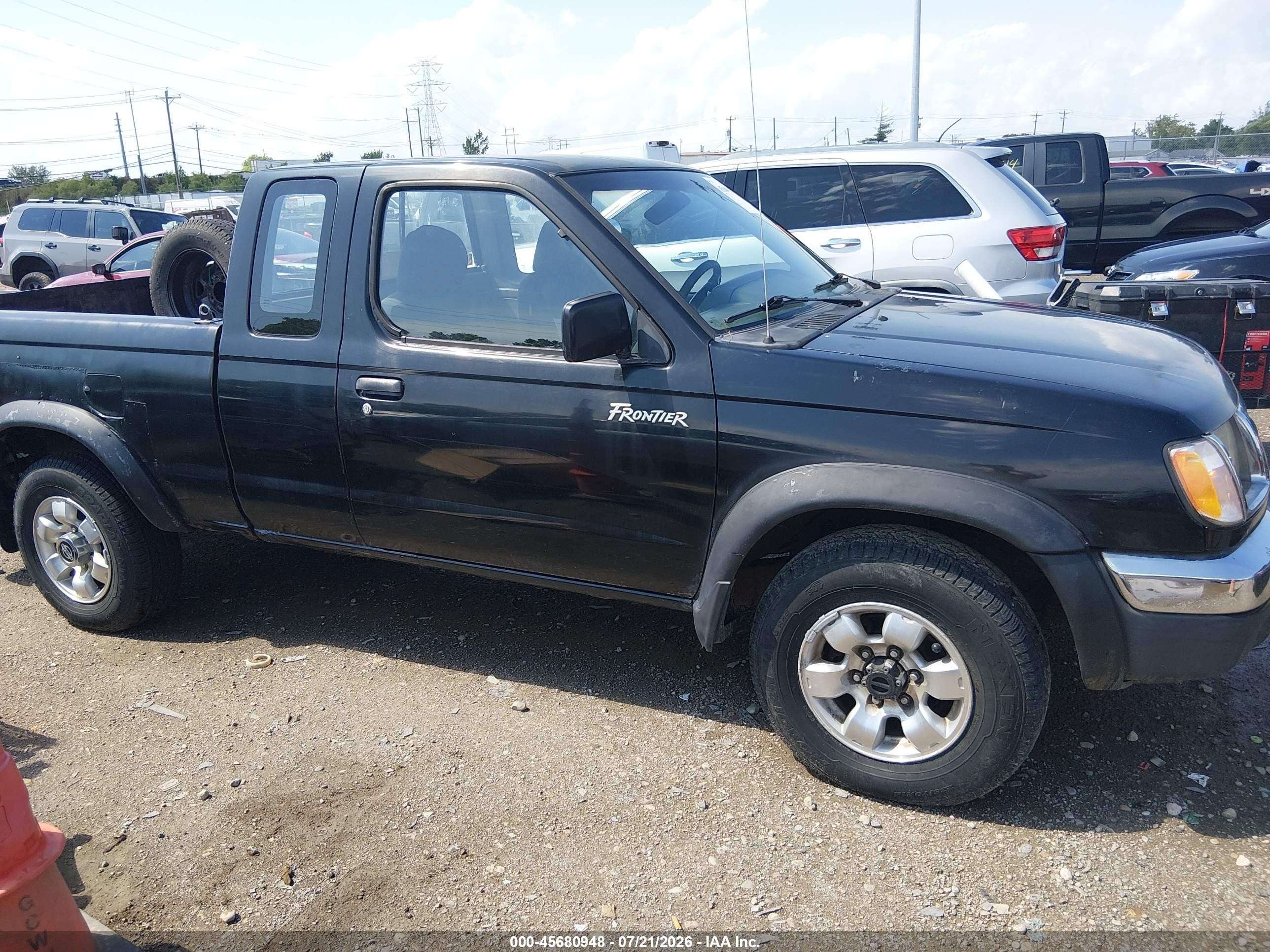 1998 Nissan Frontier   Black vin: IN6DD26Y6WC349392