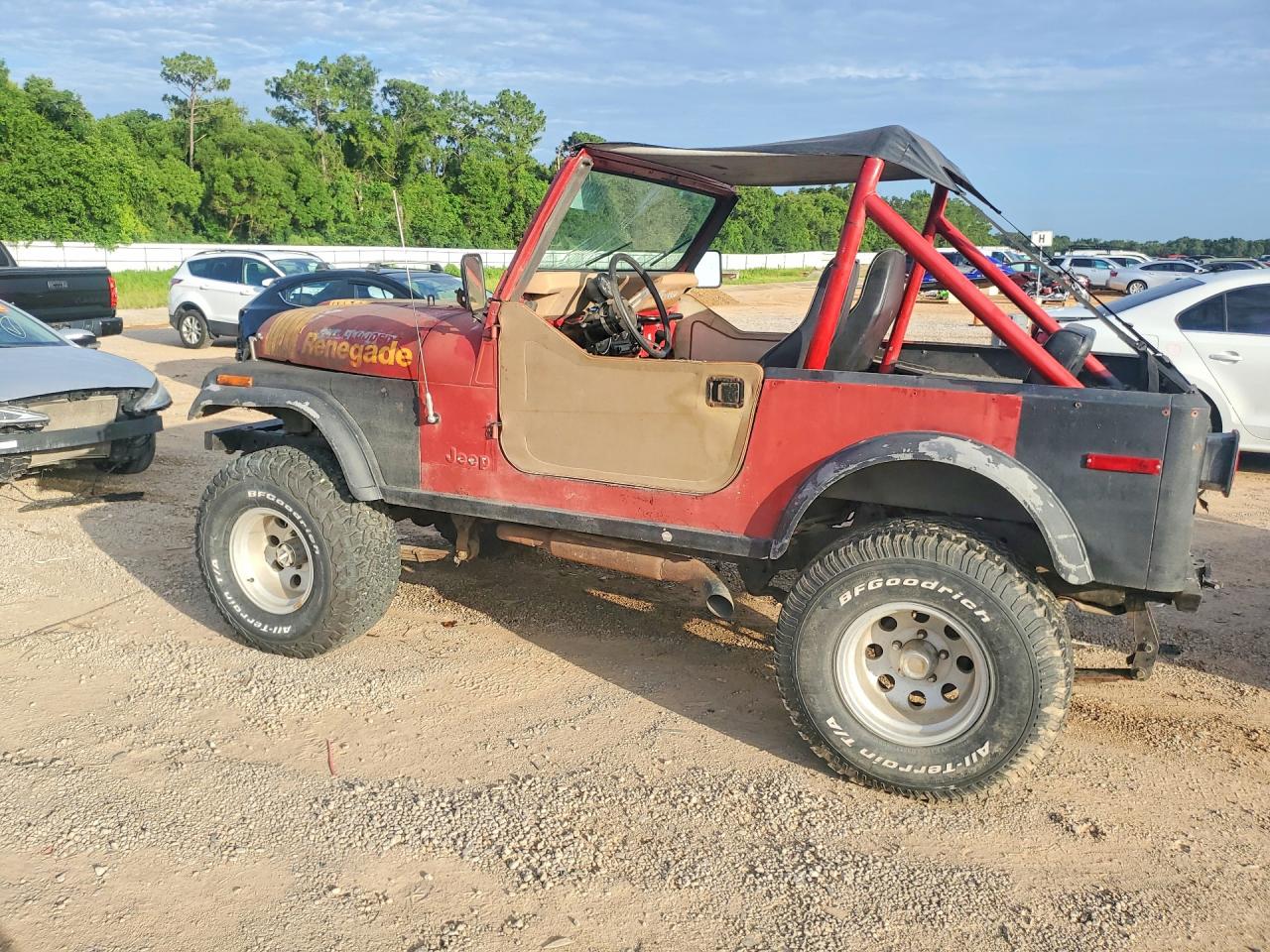1980 Jeep Uk Красный vin: J0M93AH719688