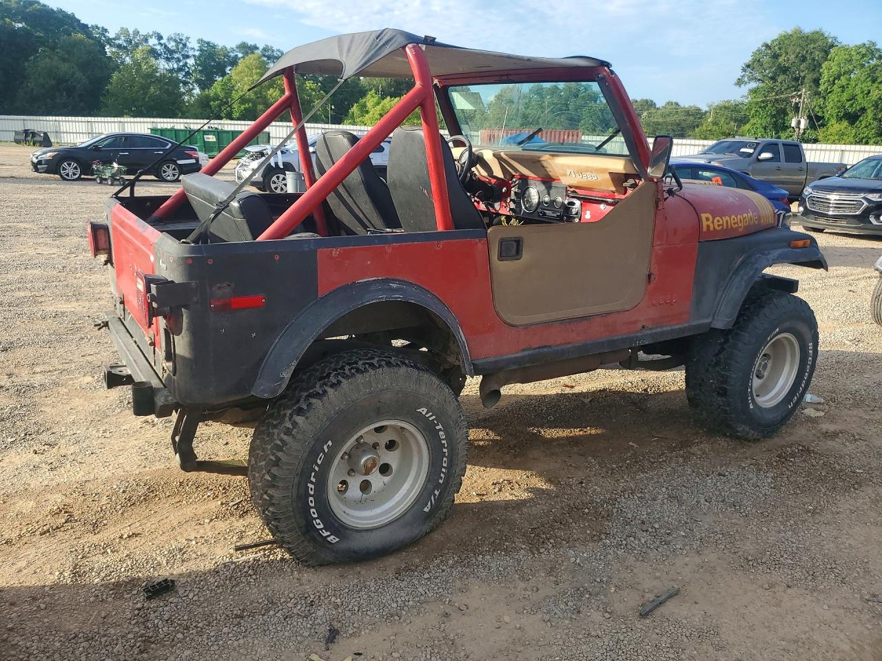 1980 Jeep Uk Красный vin: J0M93AH719688