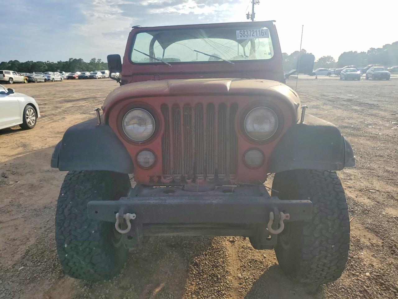 1980 Jeep Uk Красный vin: J0M93AH719688