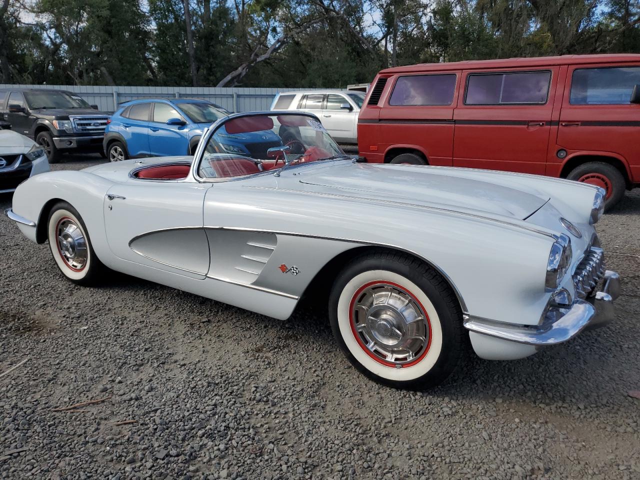 1959 Chevrolet Corvette White vin: J59S104156
