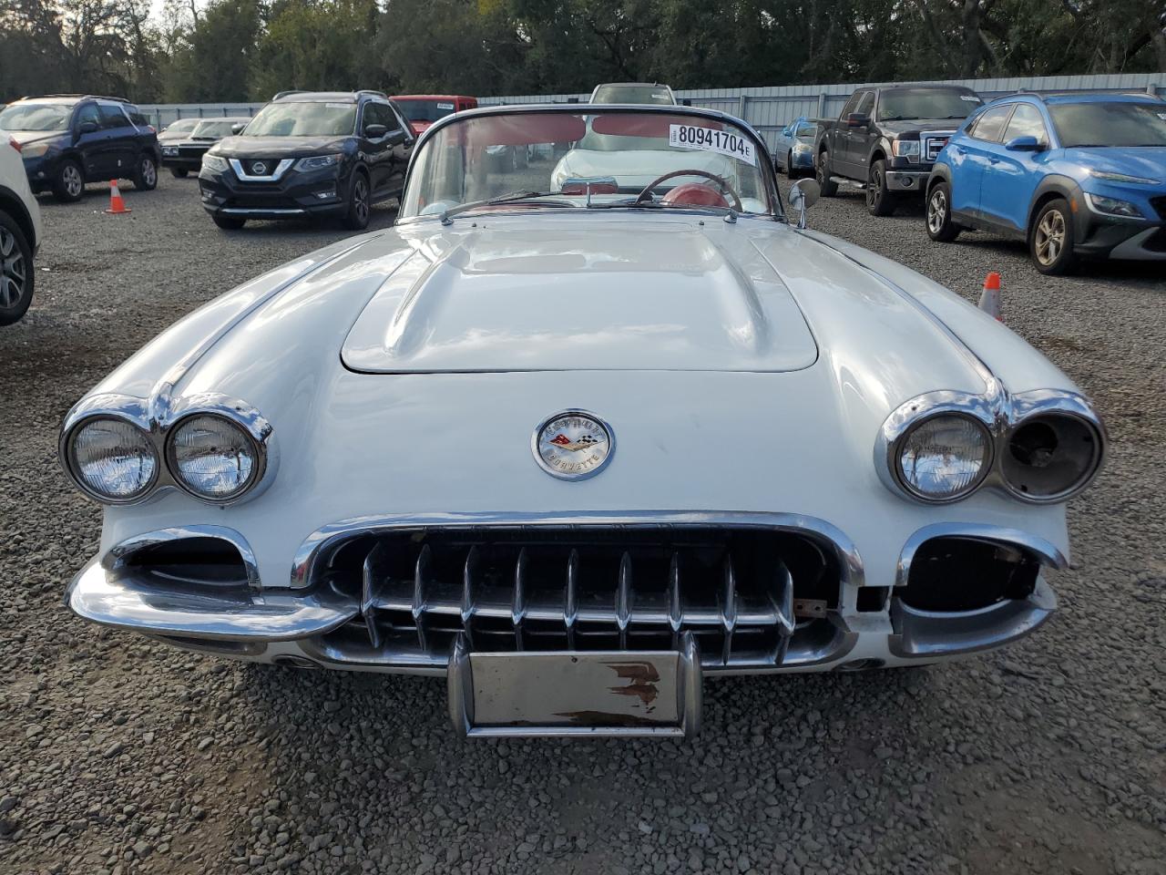1959 Chevrolet Corvette White vin: J59S104156