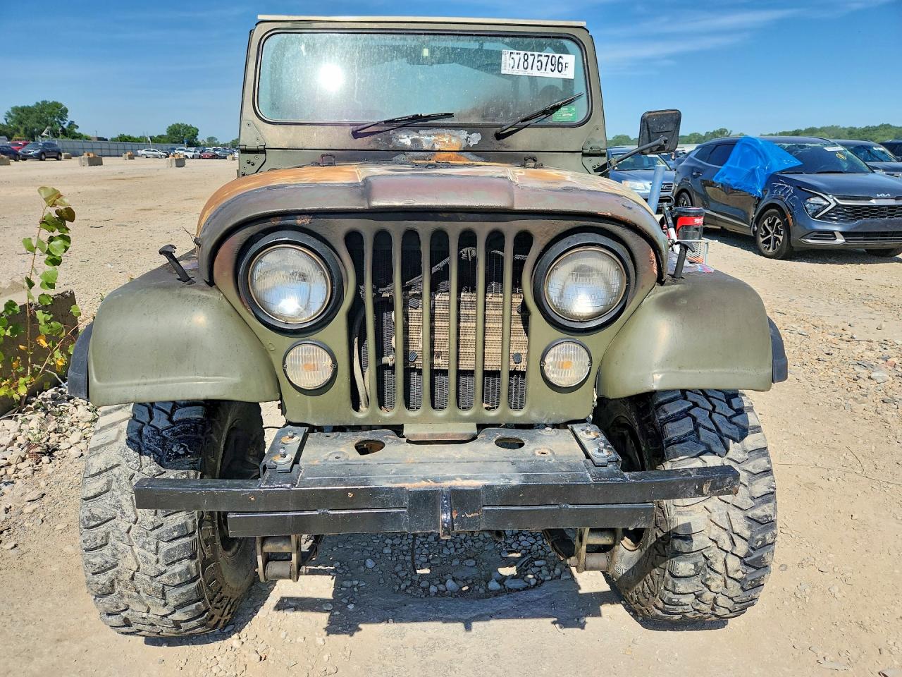 1976 Jeep Cj5, Cj6, Cj7, Unive Green vin: J6A93EH081345