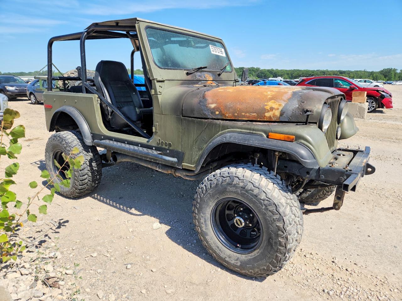 1976 Jeep Cj5, Cj6, Cj7, Unive Green vin: J6A93EH081345
