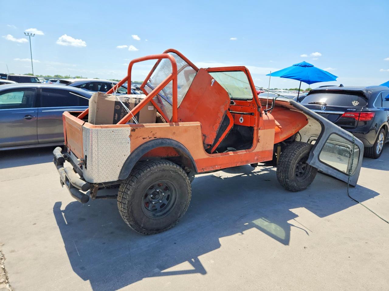1977 Jeep Cj5, Cj6, Cj7, Unive Orange vin: J8A93EA057950