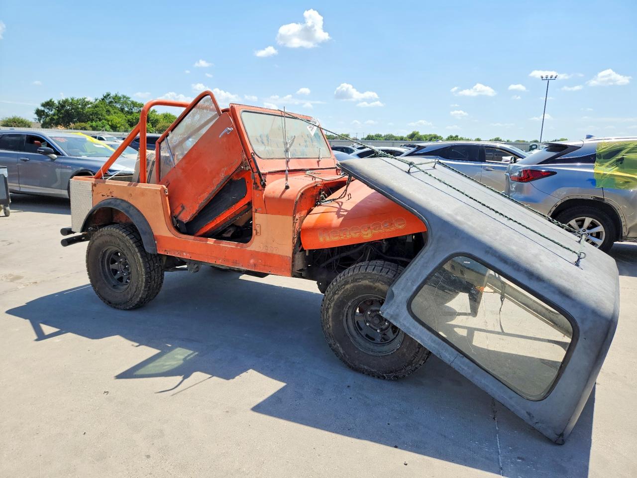 1977 Jeep Cj5, Cj6, Cj7, Unive Orange vin: J8A93EA057950