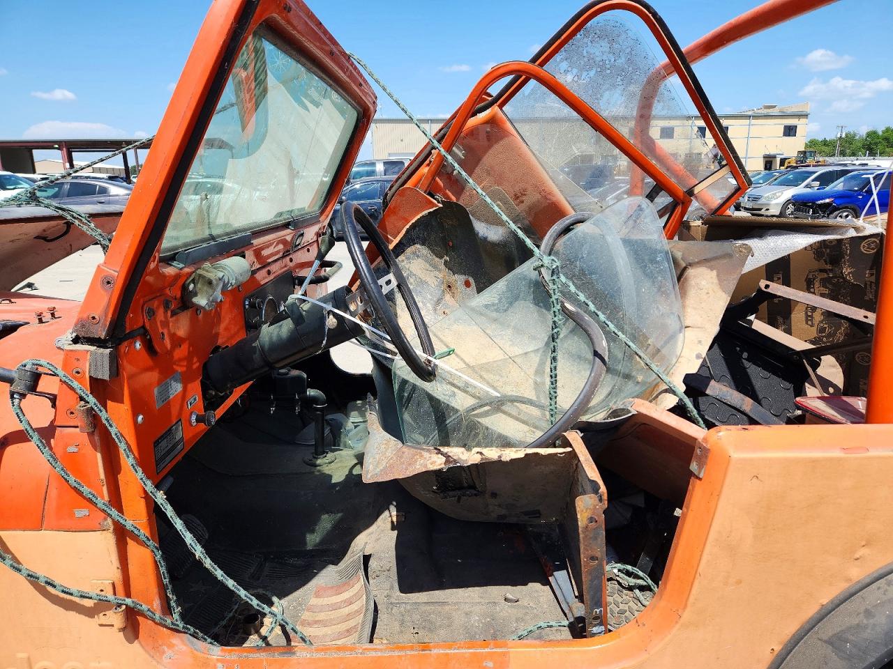 1977 Jeep Cj5, Cj6, Cj7, Unive Orange vin: J8A93EA057950