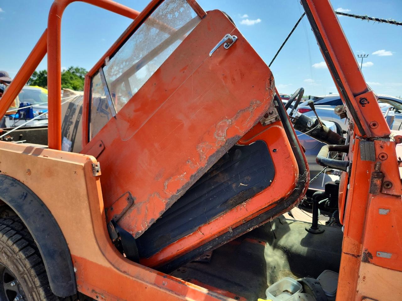 1977 Jeep Cj5, Cj6, Cj7, Unive Orange vin: J8A93EA057950