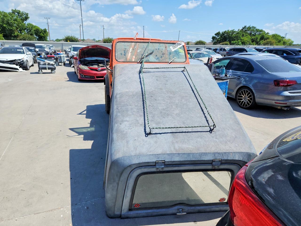 1977 Jeep Cj5, Cj6, Cj7, Unive Orange vin: J8A93EA057950