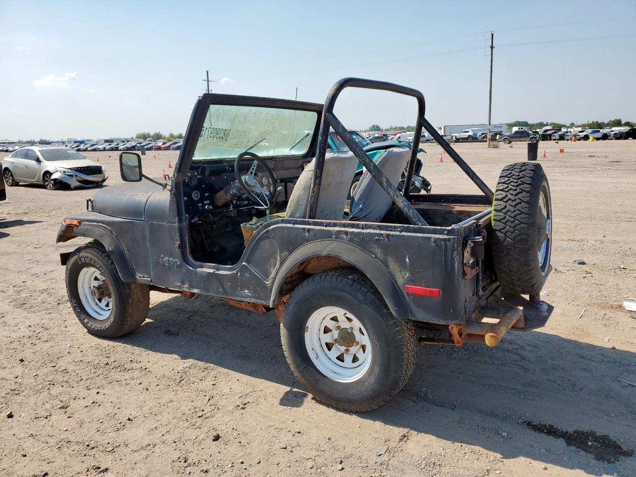 1975 Jeep Cj5, Cj6, Cj7, Unive Black vin: J8F83AA003705