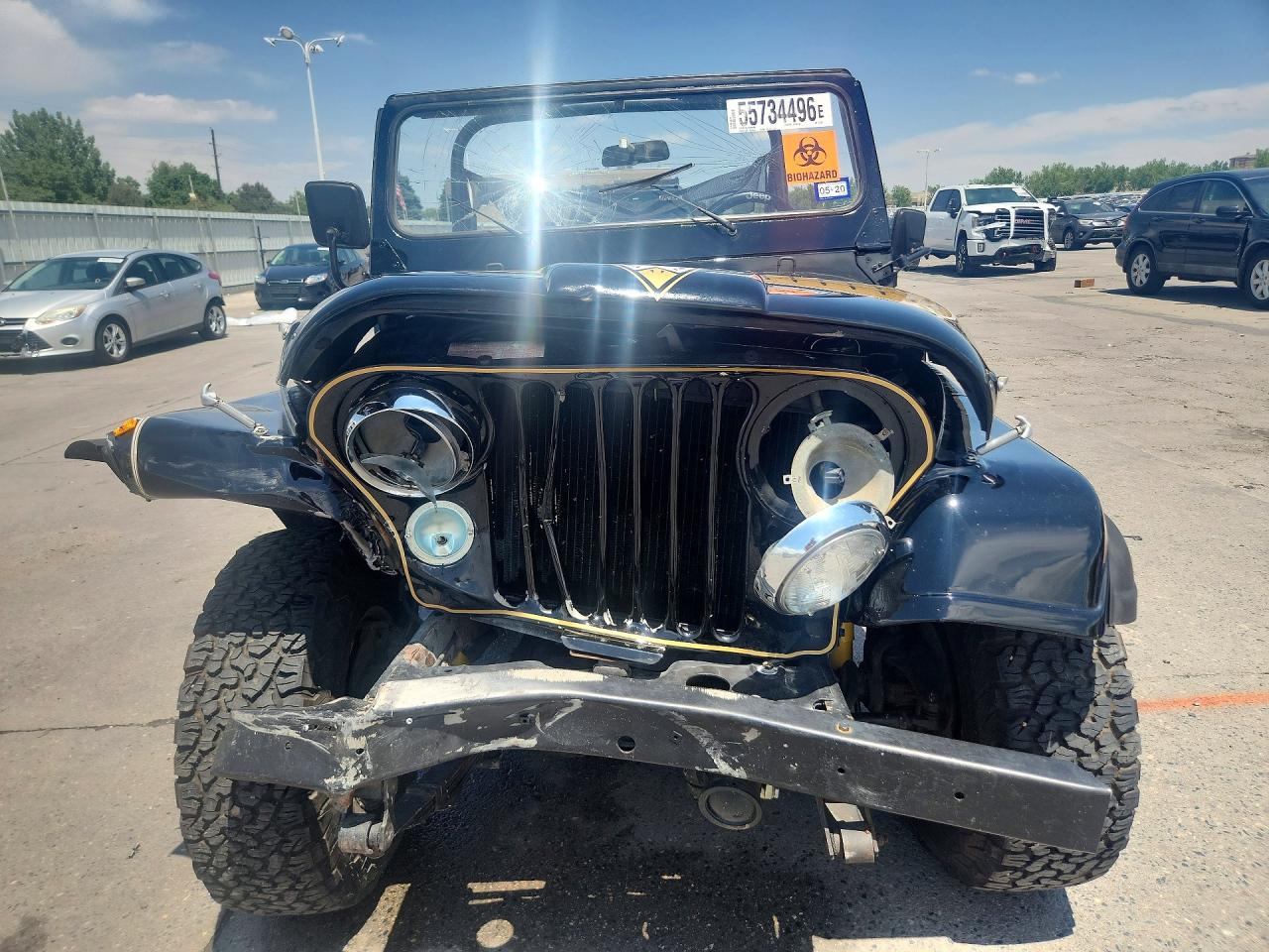1978 Jeep Cj5, Cj6, Cj7, Unive Black vin: J8F83EH078291