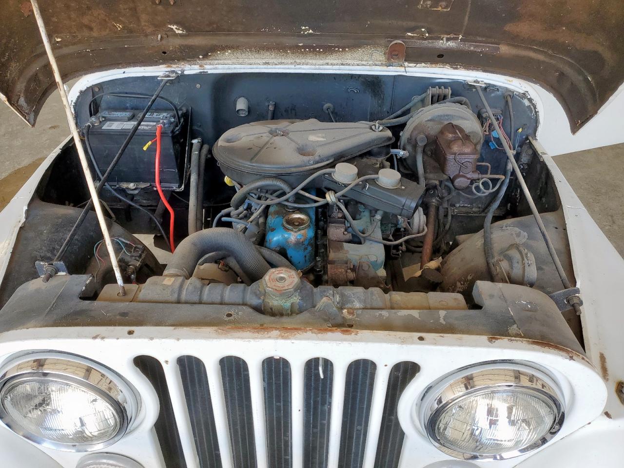 1978 Jeep Cj-7 White vin: J8F93EA130915
