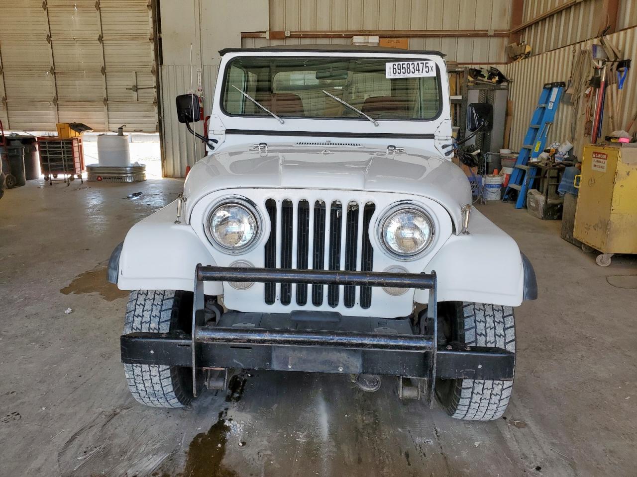 1978 Jeep Cj-7 White vin: J8F93EA130915