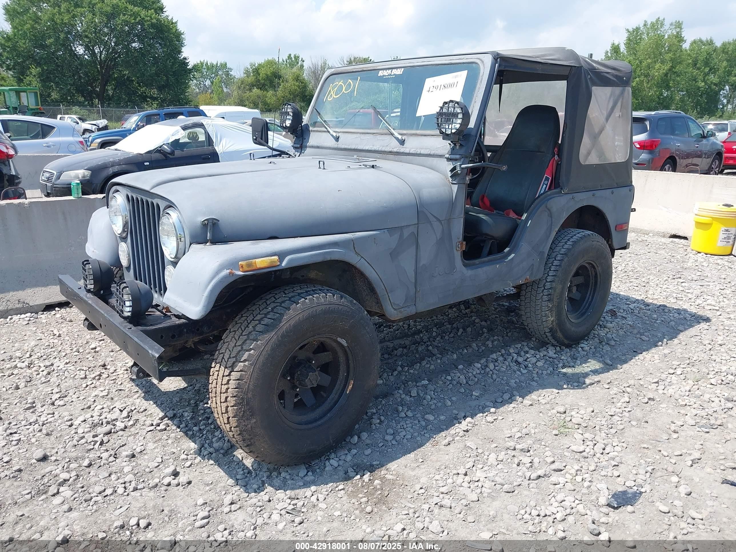 1979 Jeep Cj-7   Серый vin: J9F83AC806706    