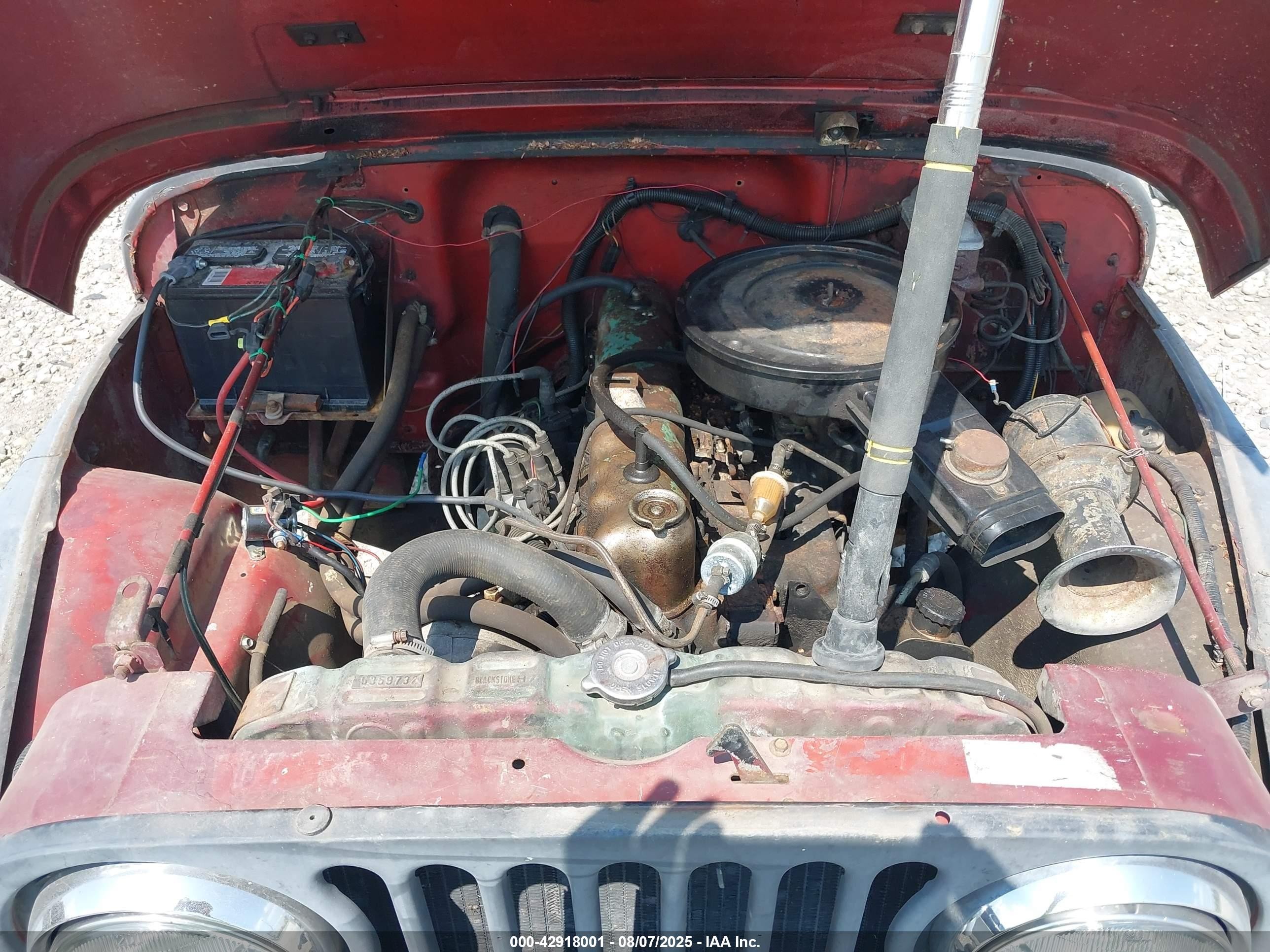 1979 Jeep Cj-7   Серый vin: J9F83AC806706    