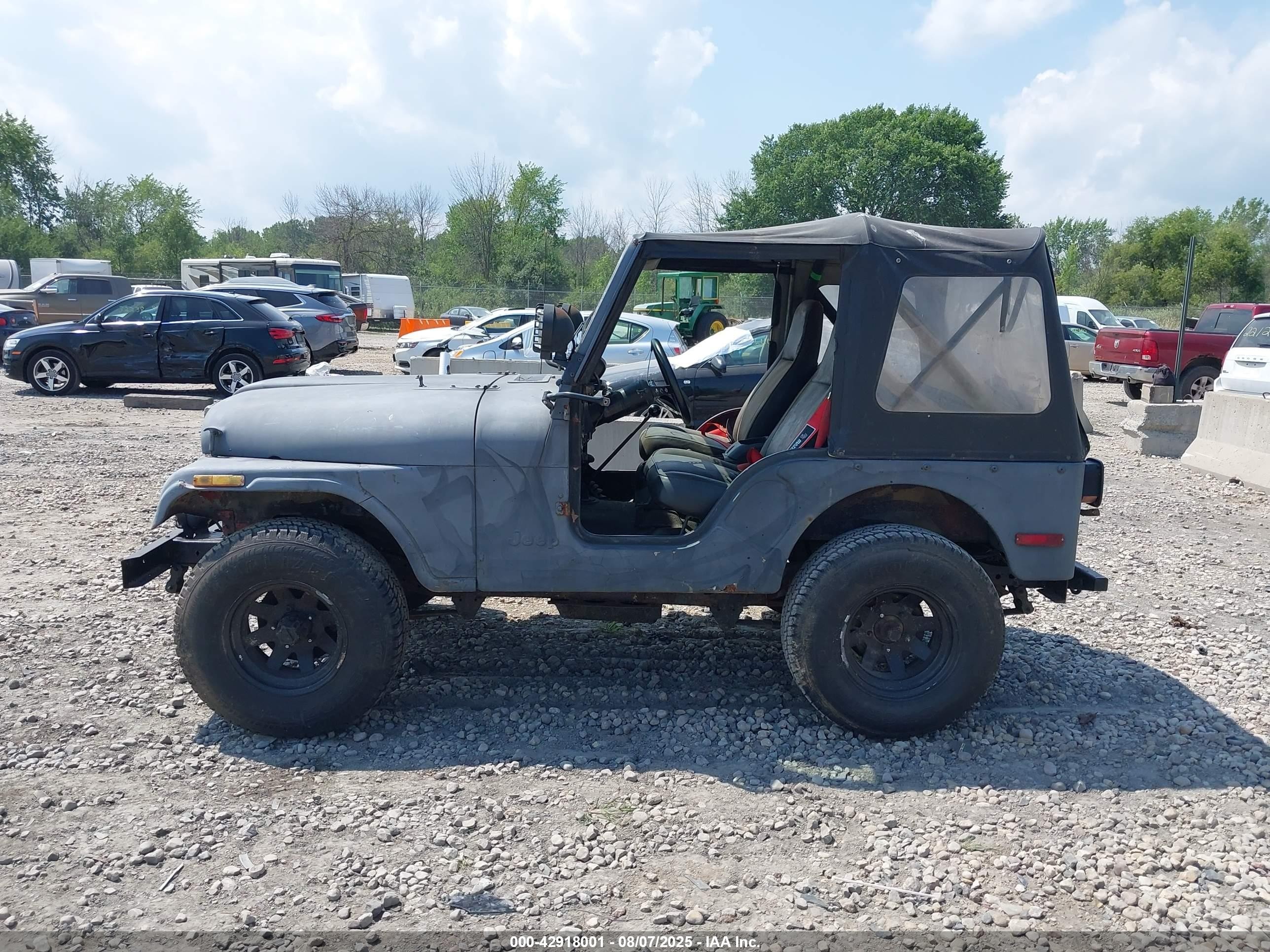 1979 Jeep Cj-7   Серый vin: J9F83AC806706    