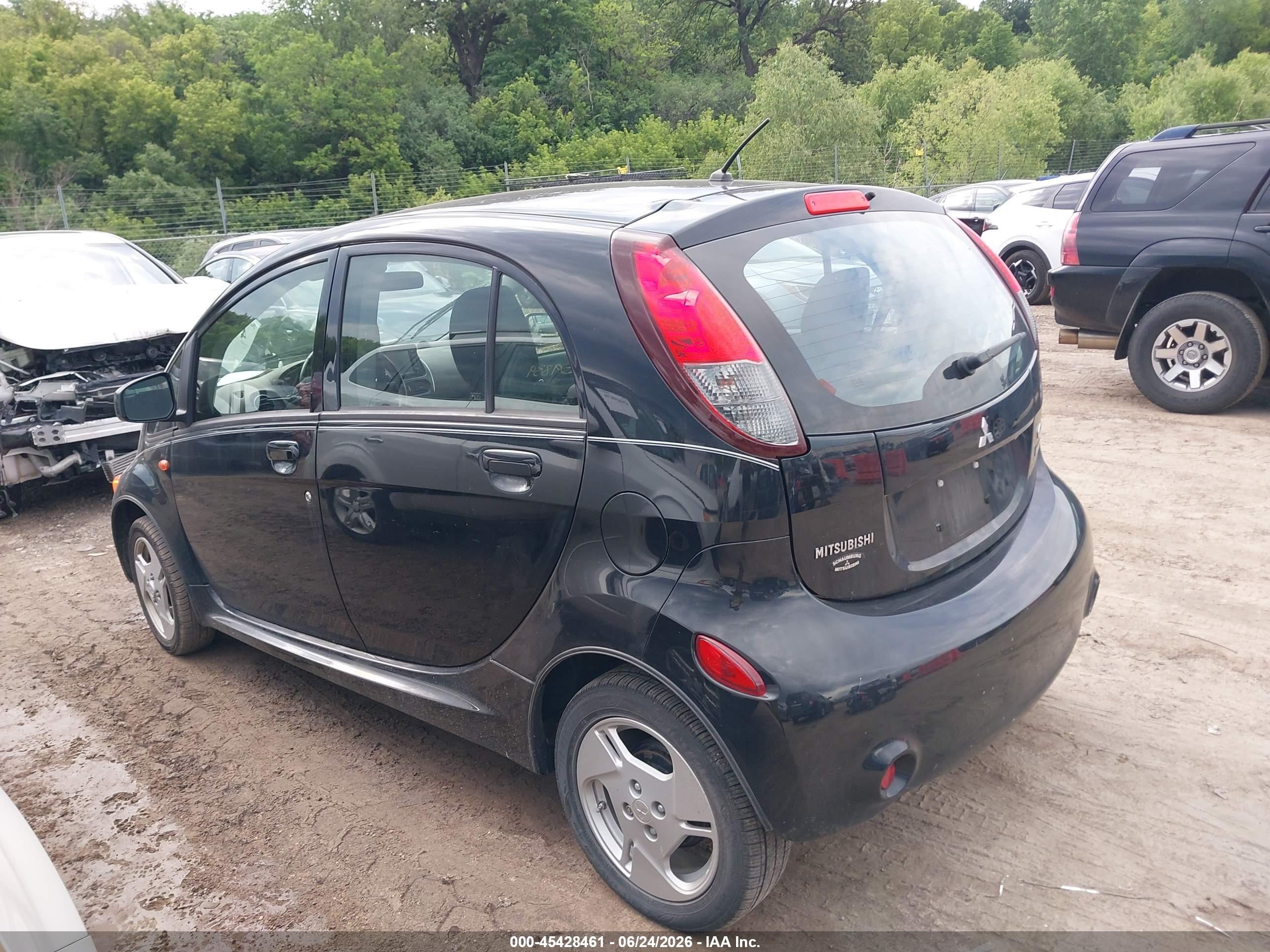 2012 Mitsubishi I-miev Es/se Black vin: JA3215H10CU029378