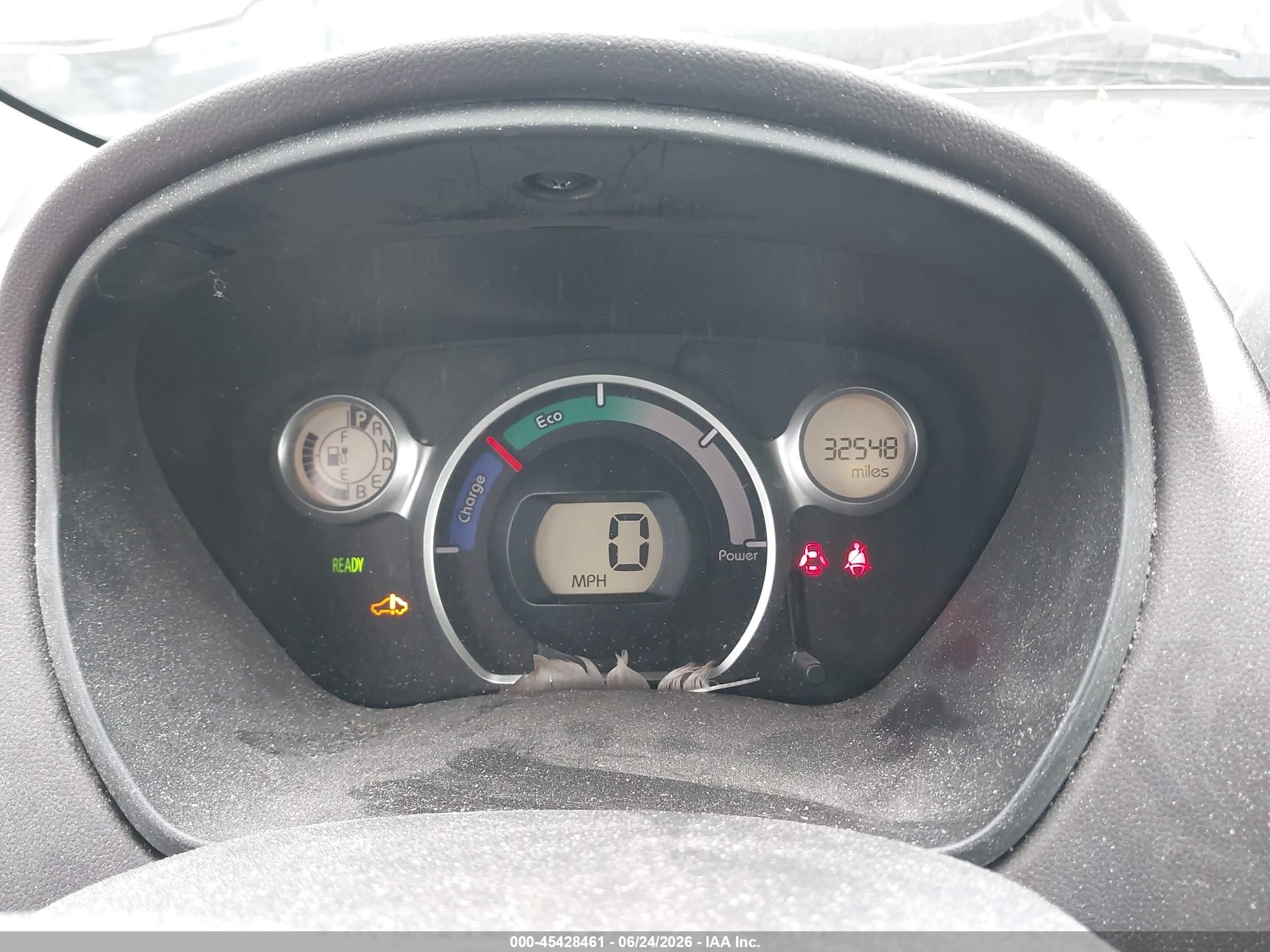 2012 Mitsubishi I-miev Es/se Black vin: JA3215H10CU029378
