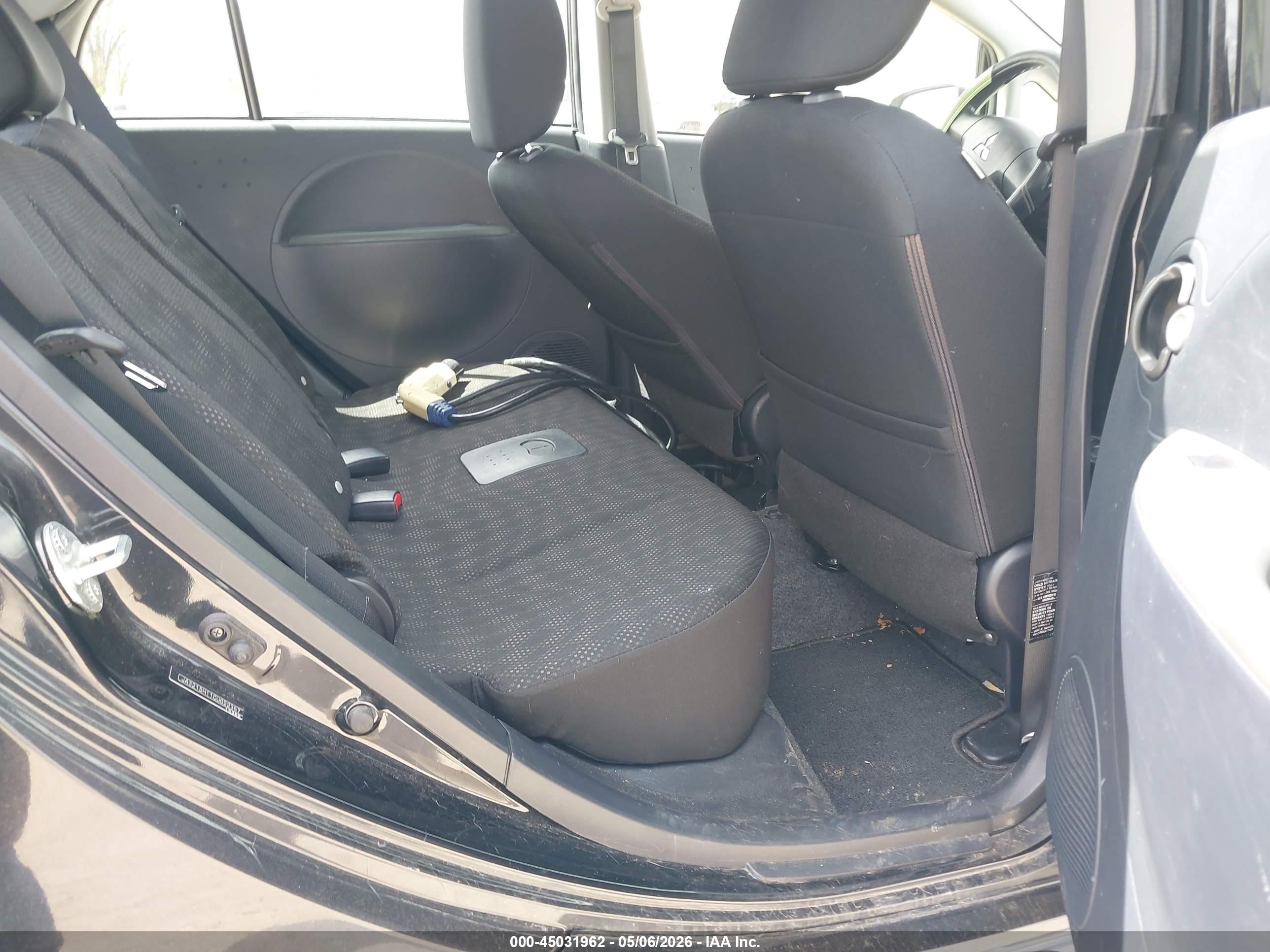 2012 Mitsubishi I-miev Es/se Черный vin: JA3215H11CU022357