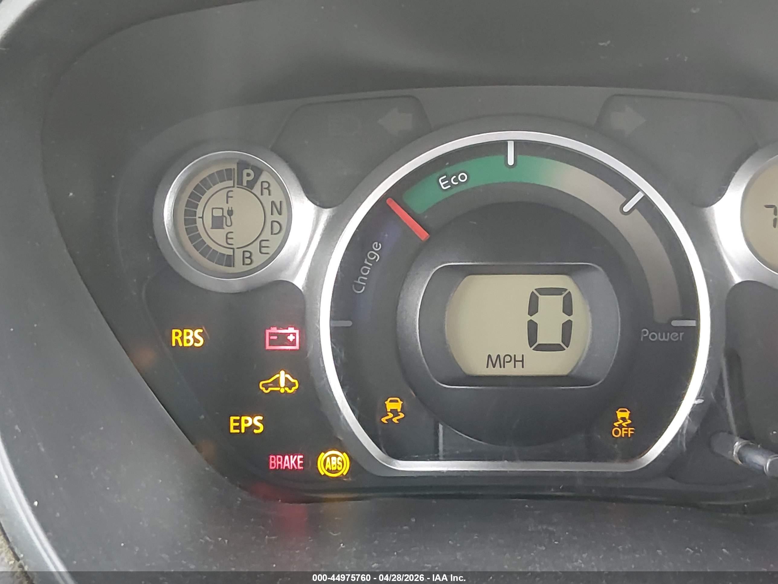 2012 Mitsubishi I-miev Es/se Белый vin: JA3215H15CU008929